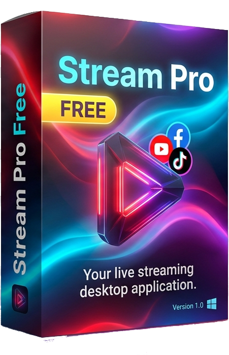 Livestream Youtube, Facebook,TikTok Pro Free